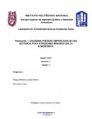 Laboratorio de Termodinámica de las Sustancias Puras