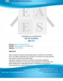 PROGRAMA DE LA ASIGNATURA DIETO TERAPIA