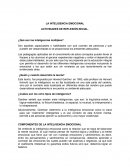 LA INTELIGENCIA EMOCIONAL ACTIVIDADES DE REFLEXIÓN INICIAL