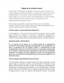 Etapas de la iniciación sexual