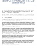 Curiosidades 1ª Guerra Mundial