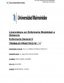 Enfermería General II TRABAJO PRACTICO N°: “1”
