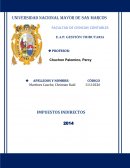 IMPUESTOS INDIRECTOS