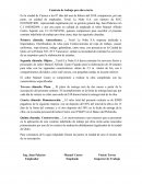 Contrato de trabajo por obra cierta