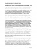 PLANIFICACION DIDACTICA Jóvenes de entre dieciséis a dieciocho años en un reformatorio por delito