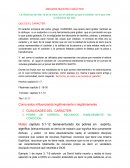 MIDAMOS NUESTRO CARACTER