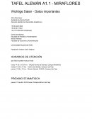 TAFEL ALEMÁN A1.1 - MIRAFLORES
