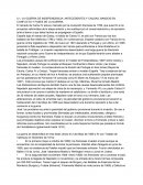 LA GUERRA DE INDEPENDENCIA: ANTECEDENTES Y CAUSAS. BANDOS EN CONFLICTO Y FASES DE LA GUERRA