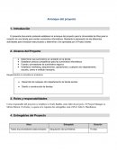 Arranque del proyecto