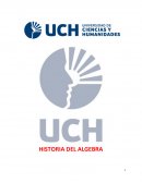 Historia del algebra
