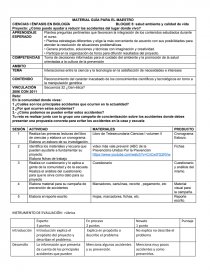 MATERIAL GUÍA PARA EL MAESTRO CIENCIAS I ÉNFASIS EN BIOLOGÍA. Página 1