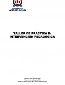 Taller de Práctica de Producción de textos escritos