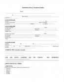 ENTREVISTA INICIAL A PADRES DE FAMILIA