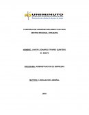 Legislacion laboral. Caso Fabian Rozo