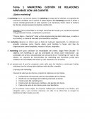 MARKETING GESTIÓN DE RELACIONES RENTABLES CON LOS CLIENTES