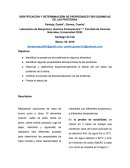 IDENTIFICACIÓN Y DETERMINACIÓN DE LAS PROPIEDADES FISICOQUÍMICAS DE LAS PROTEÍNAS