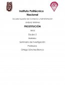 Prostitución. Seminario de investigación