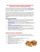 DIGA CUÁLES SON LAS PRINCIPALES FUENTES DE CARBOHIDRATOS EN NUESTRA DIETA Y CUÁL ES EL REQUERIMIENTO DIARIO