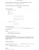Polinomios. Operaciones con polinomios