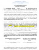 CARTA DE CONSENTIMIENTO INFORMADO. Autorización para Terapia Física