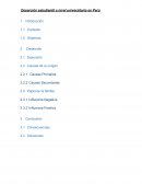 Deserción estudiantil a nivel universitario en Perú