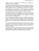 Análisis del tema “La enseñanza de la ciencia en una sociedad con incertidumbre y cambios acelerados”