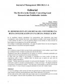 EL DEMONIO ESTÁ EN LOS DETALLES: CONVERTIR UNA BUENA INVESTIGACIÓN EN UNA BUENA PUBLICACIÓN