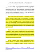 La Critica De La Creación Dentro De Su Propia Creación