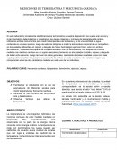 MEDICIONES DE TEMPERATURA Y FRECUENCIA CARDIACA