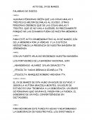 Glosas para el acto del 1 de mayo