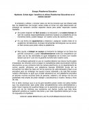 Ensayo Plataforma Educativa