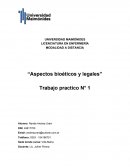 Aspecto bioeticas y legales