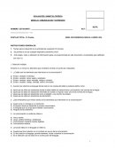 Prueba diagnostica comunicación y expresión