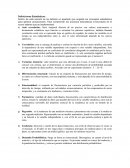 Definiciones Estadísticas