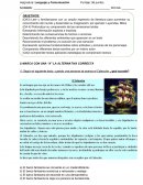 Prueba de Lenguaje y Comunicación