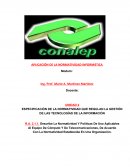 ESPECIFICACIÓN DE LA NORMATIVIDAD QUE REGULAN LA GESTIÓN