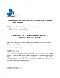 Mip programa de estudio. Página 1