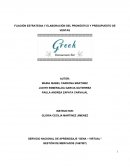 FIJACIÓN ESTRATEGIA Y ELABORACIÓN DEL PRONÓSTICO Y PRESUPUESTO DE VENTAS