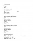 Fichas para entrevista psicologica a padres