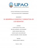 EL DESARROLLO COGNITIVO Y CONDUCTUAL EN LOS NEONATOS