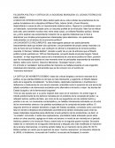 FILOSOFÍA POLÍTICA Y CRÍTICA DE LA SOCIEDAD BURGUESA: EL LEGADO TEÓRICO DE KARL MARX