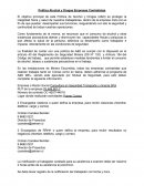 Política Alcohol y Drogas Empresas Contratistas