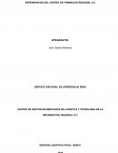 DEPENDENCIAS DEL CENTRO DE FORMACION REGIONAL D.C