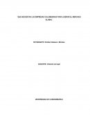 ¨QUE NECESITAN LAS EMPRESAS COLOMBIANAS PARA LIDERAR EL MERCADO GLOBAL¨