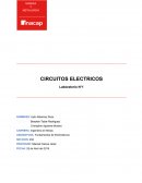 CIRCUITOS ELECTRICOS Laboratorio N°1