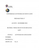 TEMAS SELECTOS DE BIOLOGÍA