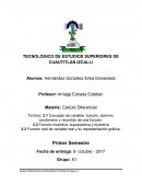 Calculo Diferencial. Concepto de variable, función, dominio, condominio y recorrido de una función