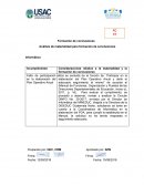 Análisis de materialidad para formación de conclusiones