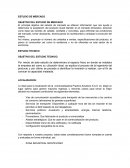 OBJETIVO DEL ESTUDIO DE MERCADO