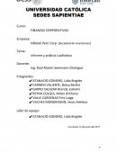 FINANZAS CORPORATIVAS Empresa: InRetail Perú Corp. (Sociedad de inversiones)